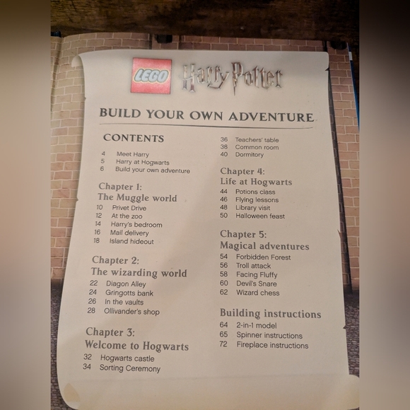 Lego Harry Potter - Build Your Own Adventure - book only - Picture 3 of 6
